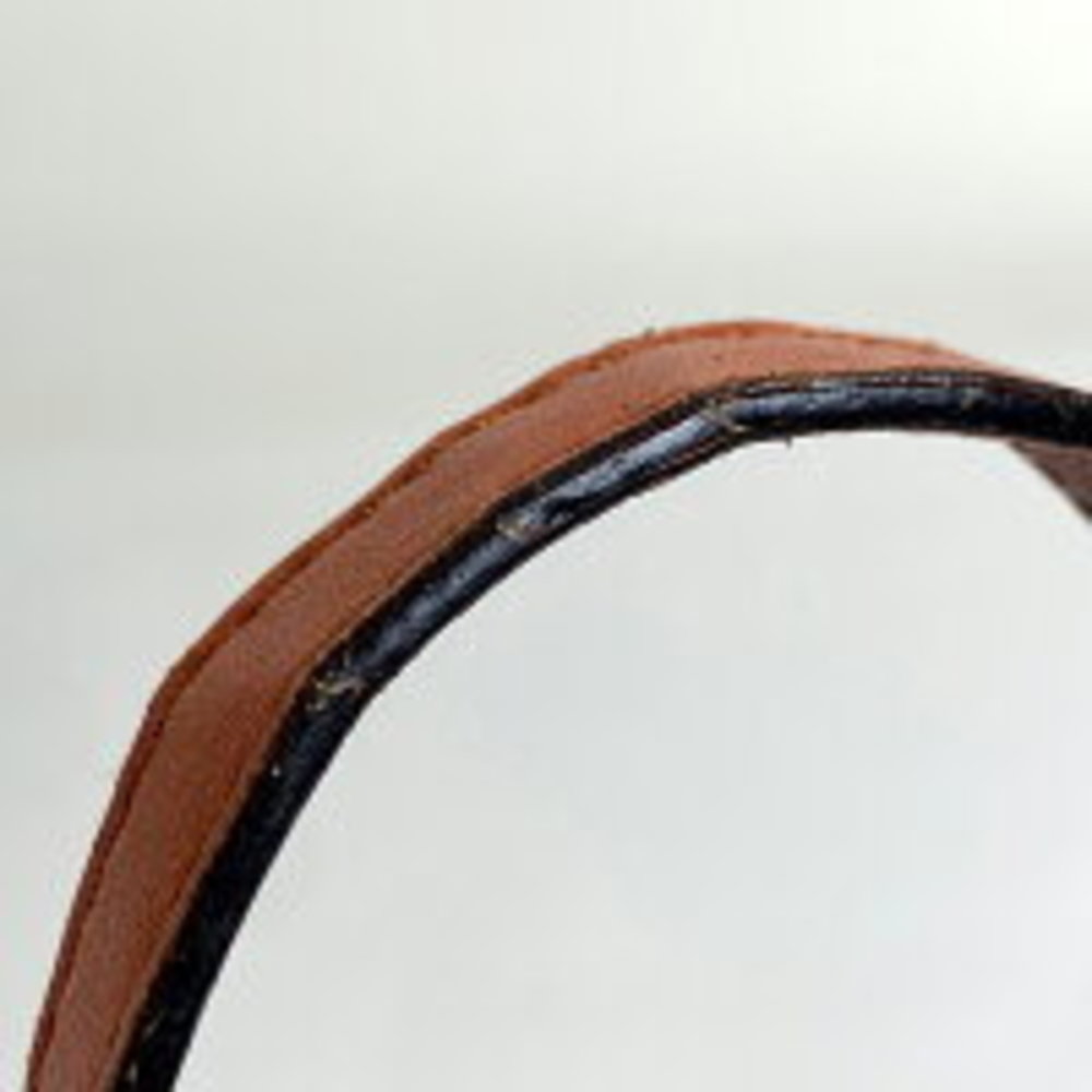 Chloe Angie Logo Shoulder Bag Python Leather Brown - image 5